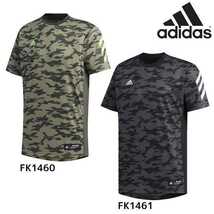 【ブラック・O】2ndユニフォーム CAMO Ｔシャツ 野球 トレーニング 部活 送料230円 adidas アディダス ベースボールウエア_画像1