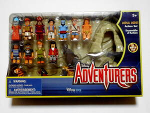 ディズニー アドベンチャーズ DISNEY ADVENTURES MEGA MINIS ACTION SET 38ピースセット フィギュア 人形 レア 未使用