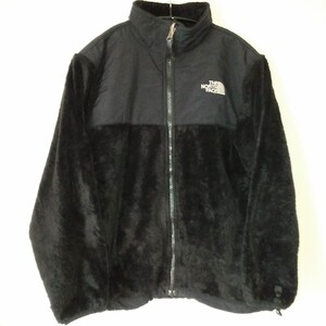 古着 THE NORTH FACE ノースフェイス 毛長 フリース ナイロン 切替 フルジップ ジャケット