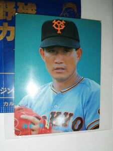 西本聖　87 カルビープロ野球チップス No.161 読売ジャイアンツ