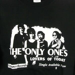 70'Sパンク関連★オンリー・ワンズ★即決★新品★長袖バンドＴシャツ★THE ONLY ONES★LOVERS OF TODAY★黒×白★S/M/L/XLサイズの画像2