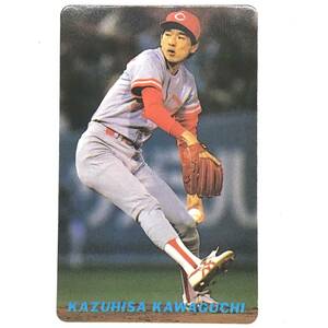 CFP【当時もの】カルビー 野球　カード　1991　No.120　川口和久　プロ野球　広島東洋カープ 