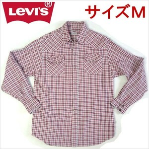 リーバイス LEVI'S ウェスタンシャツ ワーク 長袖 M