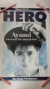  Nakamura Ayumi HERO уведомление B2 постер 