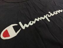 kkyj4975 ■ Champion ■ チャンピオン Tシャツ カットソー トップス 半袖 コットン ダークネイビー 濃紺 L_画像7