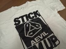 kkyj4990 ■ STICK'EM UP ■ Tシャツ カットソー トップス 半袖 白 L～XLサイズくらい_画像7