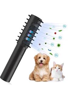 ペットブラシ 犬 猫 ブラシ ペットコーム ペットお手入れブラシ ペット除菌 ペット消臭 マッサージブラシ シリカゲル 充電式 取り外し可能