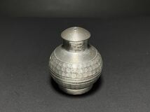 アンティーク セランゴール ピューター Selangor Pewter （白鑞）錫製 塩入れ 長期保管品 高さ 約5.5cm_画像3