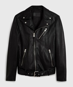 ALLSAINTSオールセインツリグレザーバイカージャケットRIGG LEATHER BIKER JACKETレザーライダースジャケットM