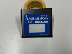 B433)TAKACOM FLASH MEMORY CARD FC-1M used operation goods 