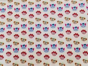 【150×50cm】ダッフィー 生地 ハギレ はぎれ 薄手 ハンドメイド