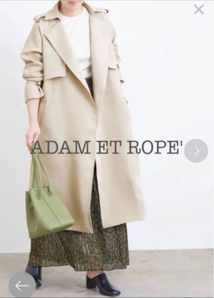 ADAM ET ROPE' FEMME【WEB限定】とろみトレンチ