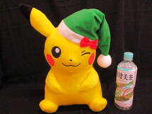 「ポケットモンスター めちゃでかクリスマス ピカチュウぬいぐるみ」　【中古】_画像2