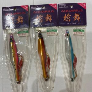 新品未使用 シントワ 槍舞ジグ 60g 人気色 3本セット 人気色 J7 ショアジギング メタルジグ ソルト ルアー 同梱可