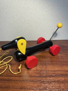 BRIO ブリオ 木のおもちゃ ダックスフンド　プルトイ 知育玩具 中古品
