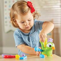 ラーニングリソーシズ 赤ちゃん おもちゃ 指先知育 クジャク 5個セット　知育玩具 欧米玩具_画像5