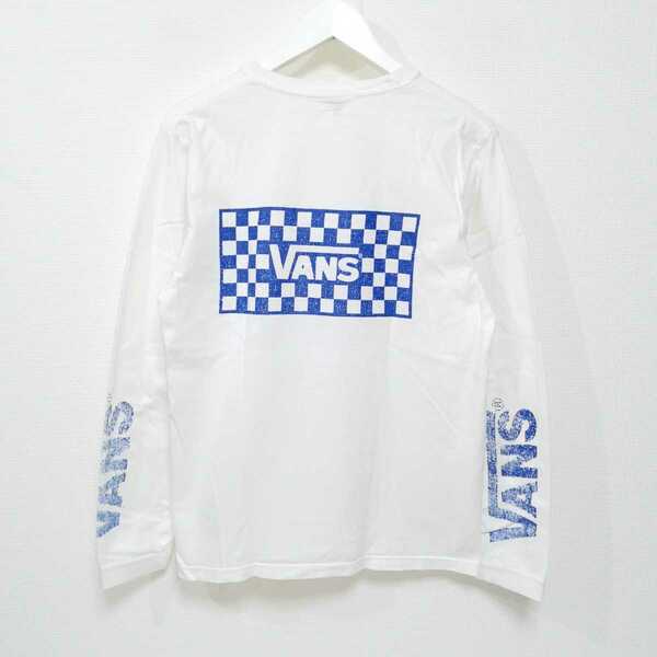 即決 M VANS バンズ BMX チェッカーボード ロンT NATIVE AMERICAN Tシャツ