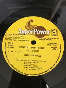 king everal-tonight your mine/if you want good