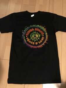 【Ringo Starr】リンゴ スター 2013頃？Peace&love Tシャツ USA製 S size ビートルズ beatles