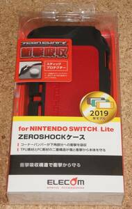 ◇新品◇SWITCH.ELECOM・Nintendo Switch Lite専用 ZEROSHOCK ゼロショック ケース レッド