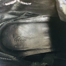 【希少】定価16万 美品 Rick Owens HOOF DUNKS ALL BLACK 41 / リックオウエンス ブーツ スニーカー GEOBASKET ブラック レザー_画像6