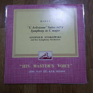 英EMI ALP1181 ストコフスキー指揮/ビゼー アルルの女第1・2組曲 交響曲 金半月犬盤