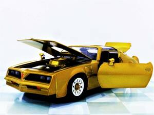 開封品■JADA TOYS 1/24 1977 PONTIAC FIREBIRD GOLD■ポンティアック ファイヤーバード 57