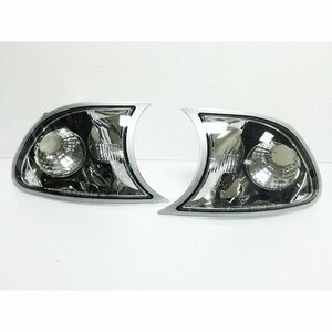 BMW E46 coupe 2001-2002y middle period type winker corner lamp chrome inner 