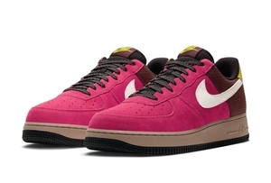 送料無料 26cm●NIKE AIR FORCE 1 07 LV8 CU3007-612 ナイキ エア フォース 1 ロー 茶 ブラウン ピンク アウトドア スニーカー