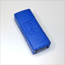 [AV] USB 3.0 Type A 変換 中継 継ぎ足し 延長 プラグ 両側メス (メス-メス) タイプA ストレート 連結 コネクター アダプター 【送料無料】_画像2