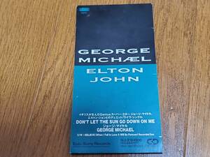 (CD одиночный ) George Michael + Elton John* George * Michael + L тонн * John / Don't Let The Sun Go down On Me записано в Японии 