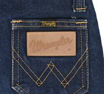 濃紺!! 激レアキッズ VINTAGE 1970s WRANGLER Flare denim pants 10 Dark indigo ヴィンテージラングラー デニムパンツ 耳付き 子供 XX_画像6