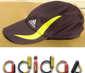 即決■adidas■イエロったらクロクロケロケロcap■古着