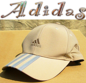 即決■adidas■アーミーングベージュンcap■古着