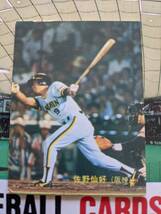 1983年 カルビー プロ野球カード 阪神 佐野仙好 No.581_画像1