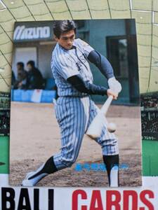 1989年 カルビー プロ野球カード 阪神 真弓明信 No.199