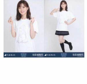 乃木坂46 生写真 公式グッズ 2枚 セミコンプ 生田絵梨花 白石麻衣卒コン 卒コンTシャツ　NOGIZAKA46 Mai Shiraishi Graduation Concert 308