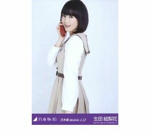 乃木坂46 生写真 公式グッズ 1枚 生田絵梨花　チュウ　乃木坂 Mobile 2.22 モバイル　レア　会場限定　279