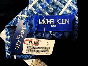 ***:.*:[ new goods ]3775T Michel Klein [ check ] necktie * popular small * narrow tie 