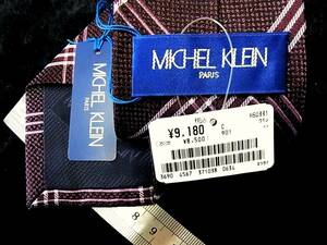 ***:.*:[ new goods ]3795T Michel Klein [ check ] necktie * popular small * narrow tie 