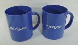 *Z06# Sony HANDYCAM Handycam mug 2 piece # unused 