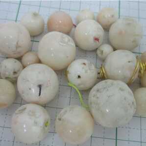 【TOP】珊瑚 サンゴ 62g ルース セット 材料 根付 a638.