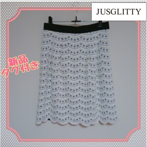 【新品】JUSGLITTY フレア レース スカート