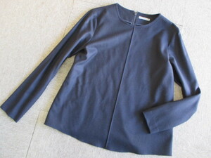 * new goods theory ryuks stretch soft blouse * navy blue 