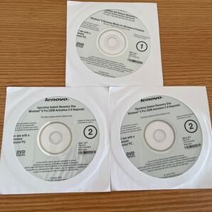 Lenovo Edge 72 Type 3484 3485 3492 3493 3496 3497 Windows8 64bit Pro DVD リカバリ3枚セット