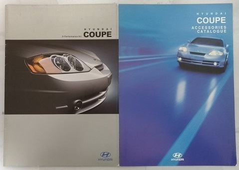 ヒュンダイ クーペ (GH-GK27) 車体カタログ+アクセサリーカタログ HYUNDAY COUPE 古本・即決・送料無料 管理№ 3171 ⑦