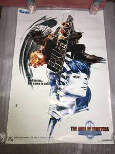 アーケード版 非売品ポスター NEO GEO「THE KING OF FIGHTERS 2000」 ザ キング オブ ファイターズ2000 中古品・画鋲穴ナシ