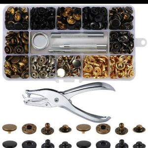 レザークラフト ホック ボタン 打ち具セット DIY 布革
