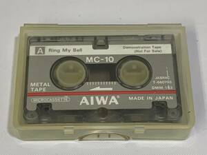 ★☆Z988 非売品 AIWA マイクロカセットテープ デモンストレーションテープ METAL メタルテープ MC-10☆★