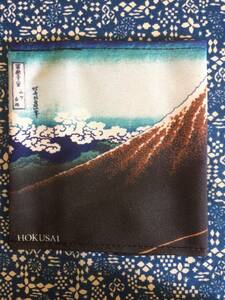  rare not for sale *. ornament north .*HOKUSAI* Mt Fuji *mt.FUJI* library book@ book cover *ja panel sk* japanese .* postage 94 jpy ~